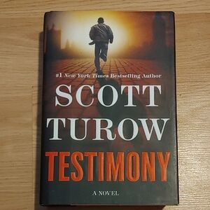 ✅$5 Add On Testimony Hardcover By Scott Turow